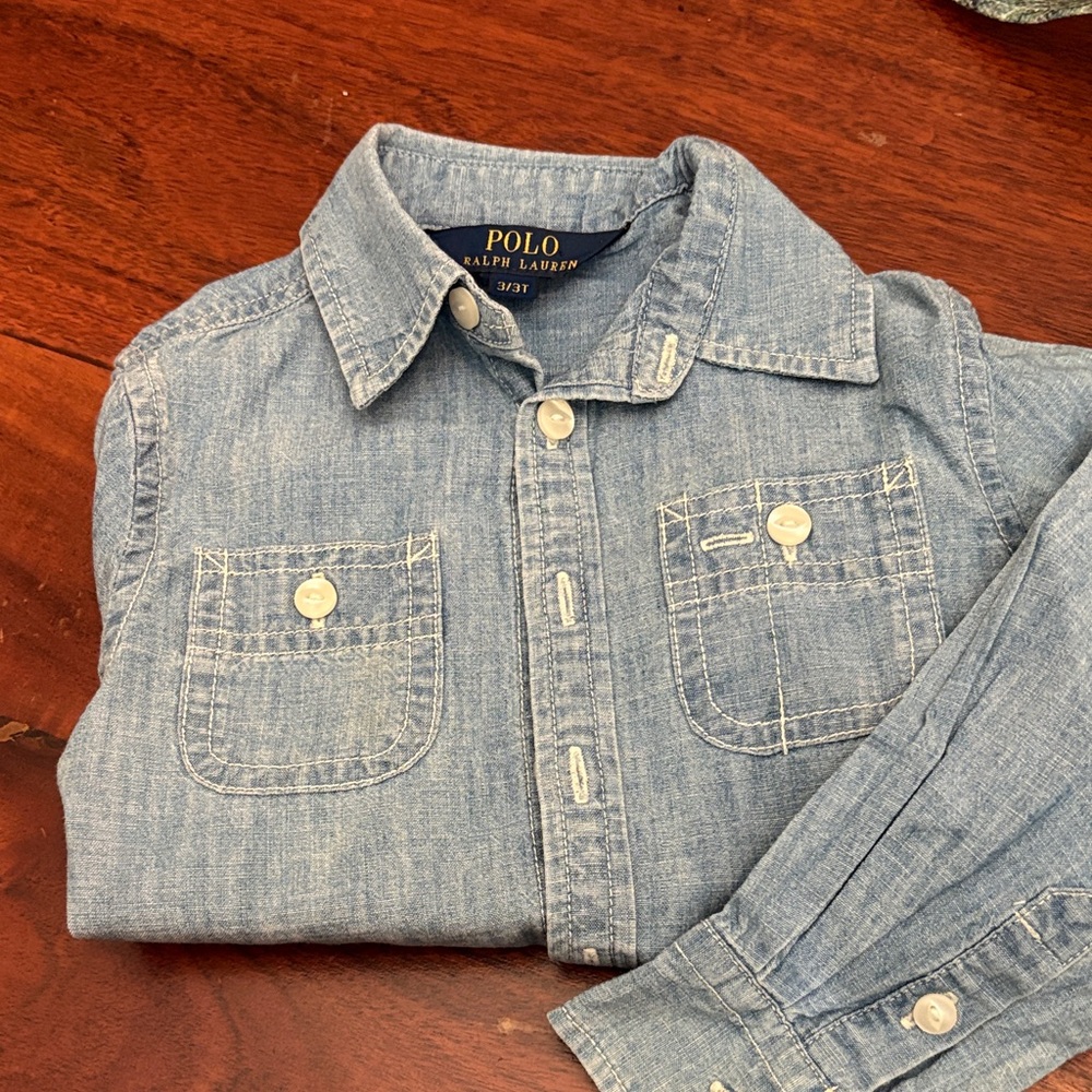 Polo by Ralph Lauren Blue Kids Shirt